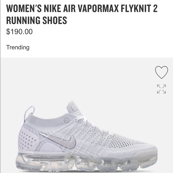 nike vapormax flyknit triple white